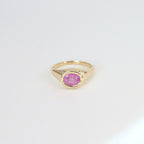 Celeste Sapphire Gold Ring