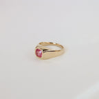 Aurora Sapphire Gold Ring
