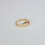 Aurora Sapphire Gold Ring