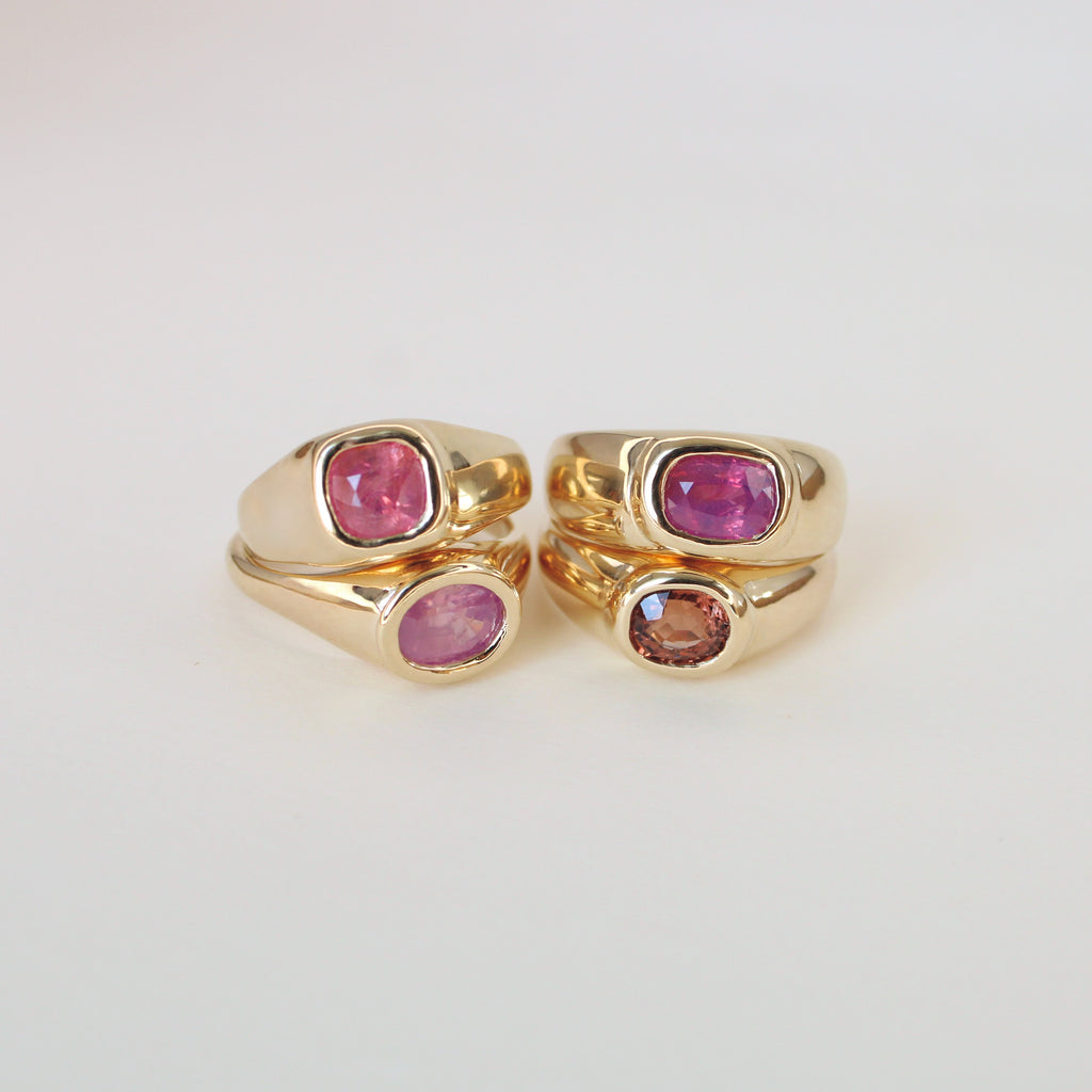 Twilight Sapphire Gold Ring