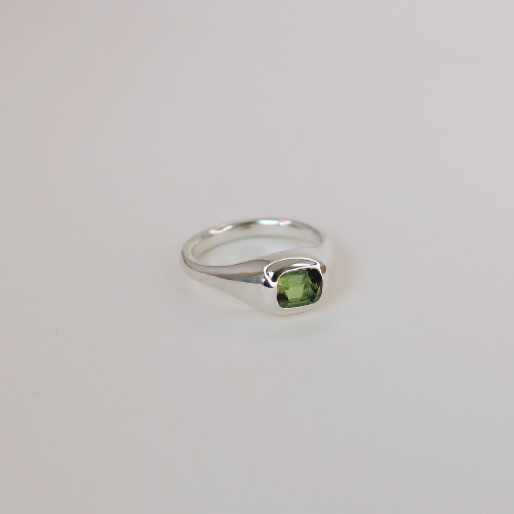 Portal Ring - Green Tourmaline 3