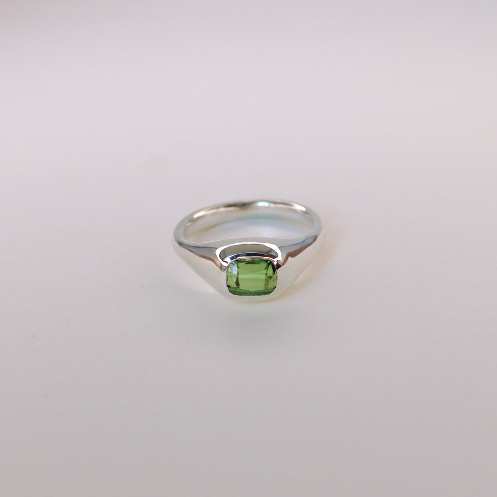 Portal Ring - Green Tourmaline 3