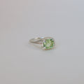 Honeydew Peridot Prong Ring