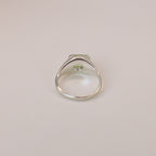 Honeydew Peridot Prong Ring