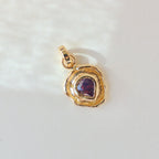 Berry Tart 14k Pendant - Silky Sapphire