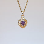 Berry Tart 14k Pendant - Silky Sapphire