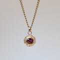 Cherry Tart 14k Pendant - Garnet