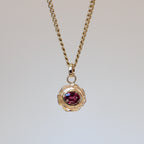 Cherry Tart 14k Pendant - Garnet