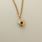 Berry Tart 14k Pendant - Silky Sapphire