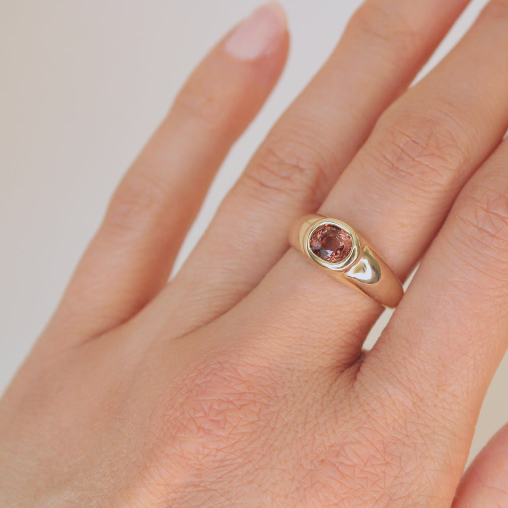 Golden Hour Spinel Gold Ring