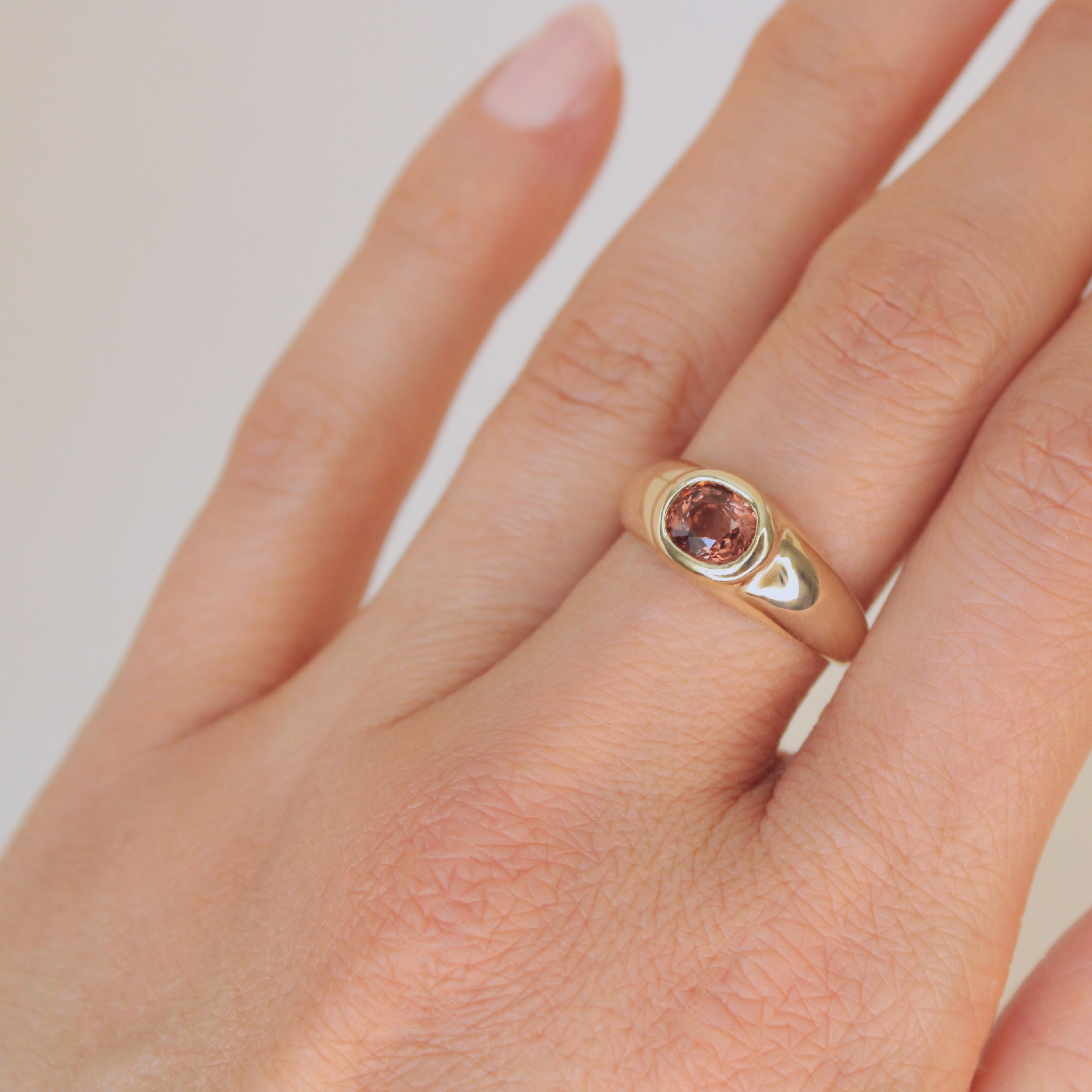 Golden Hour Spinel Gold Ring
