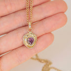 Berry Tart 14k Pendant - Silky Sapphire