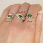 Portal Ring - Green Tourmaline 1