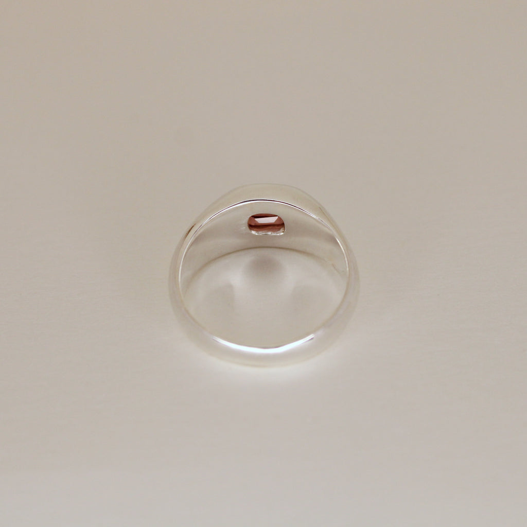 Syrah Garnet Dome Ring