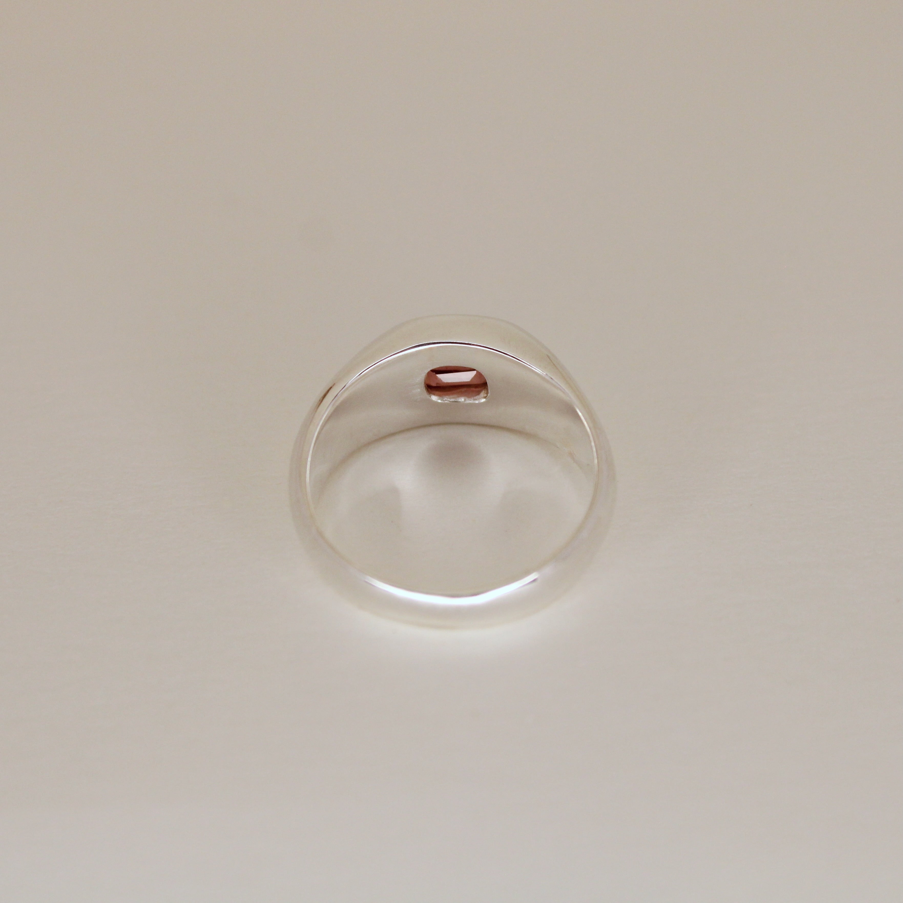 Syrah Garnet Dome Ring