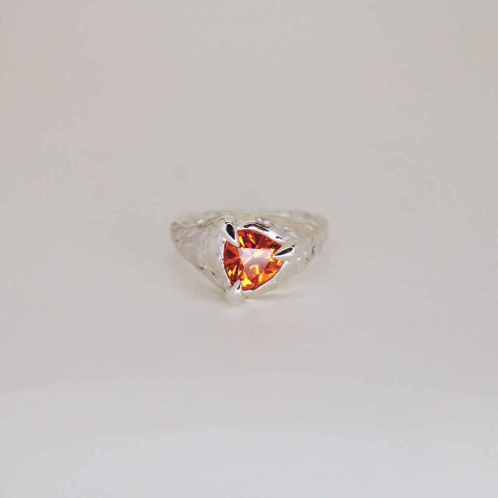 Zora Trillion Sapphire Ring