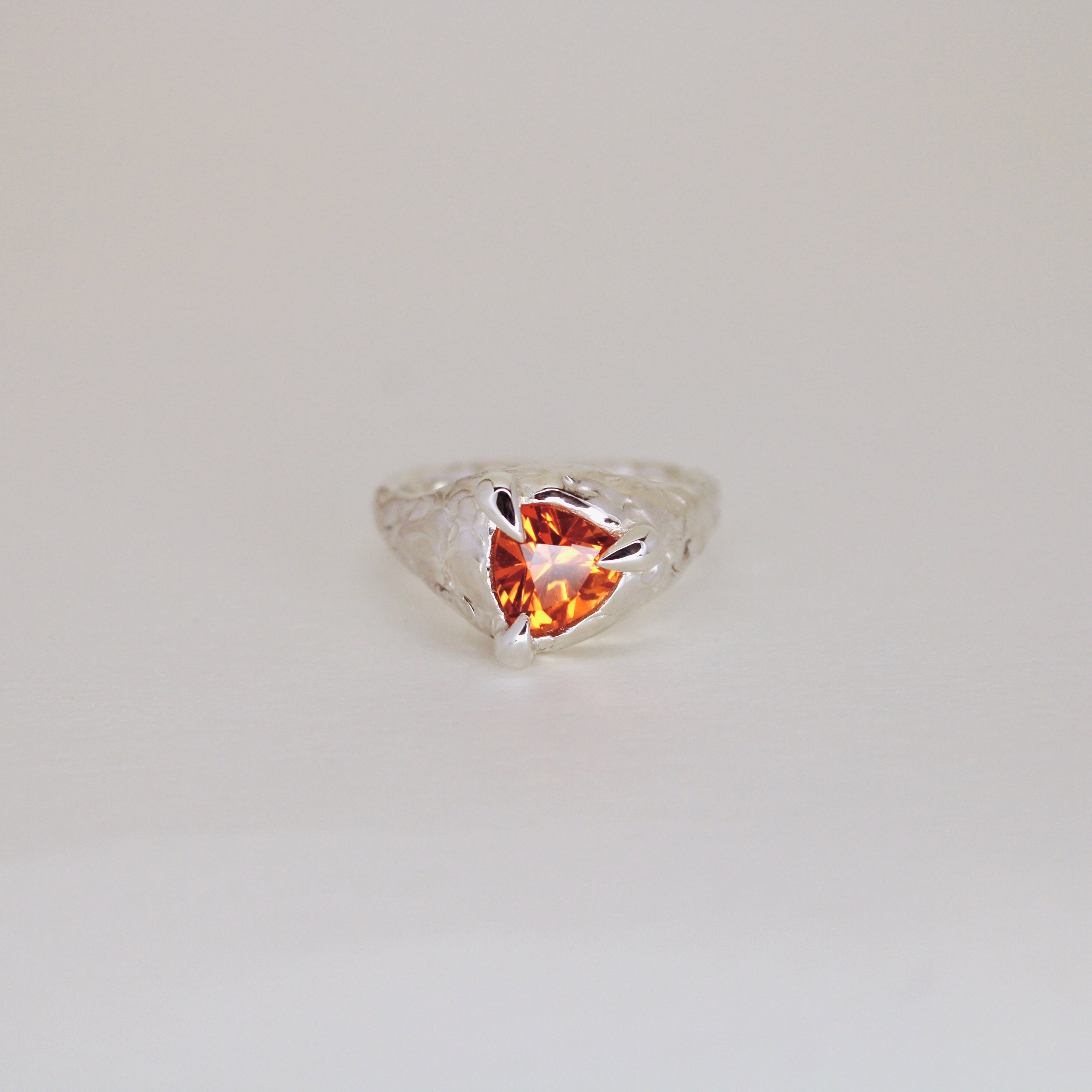 Zora Trillion Sapphire Ring