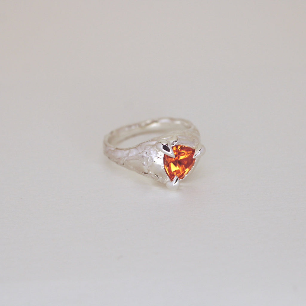 Zora Trillion Sapphire Ring