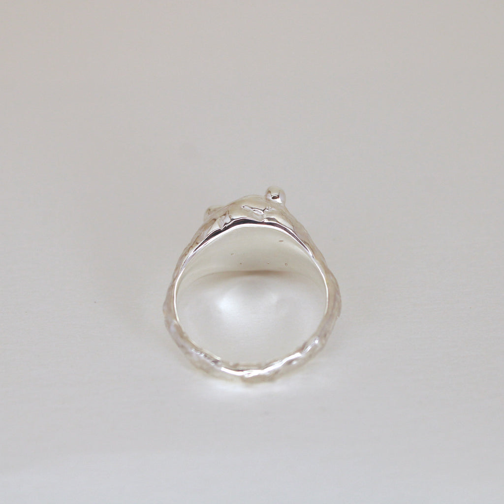 Zora Trillion Sapphire Ring