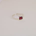 Plum Tourmaline Ring