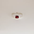 Plum Tourmaline Ring