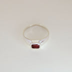 Plum Tourmaline Ring