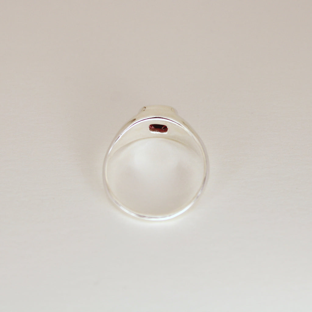 Plum Tourmaline Ring