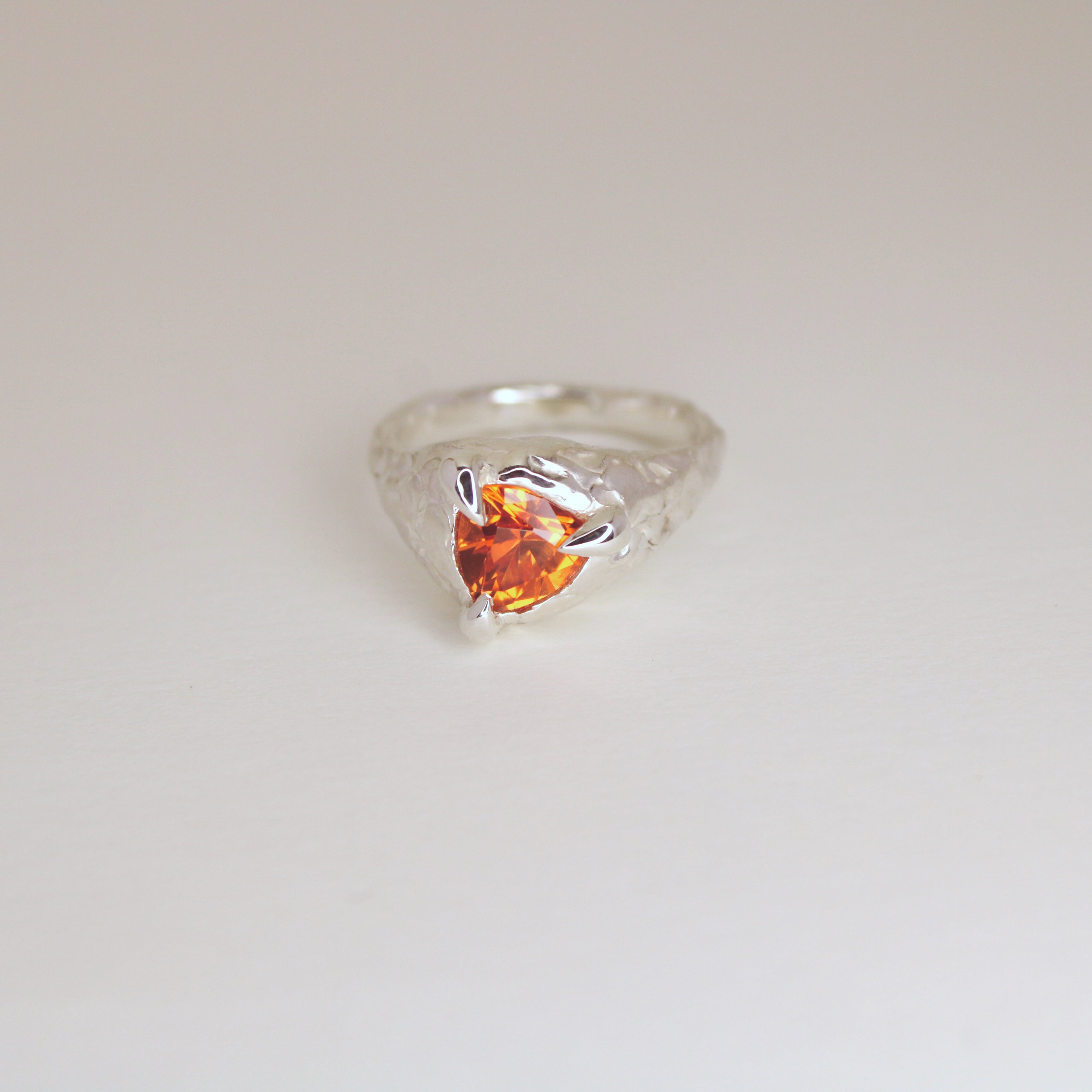 Zora Trillion Sapphire Ring