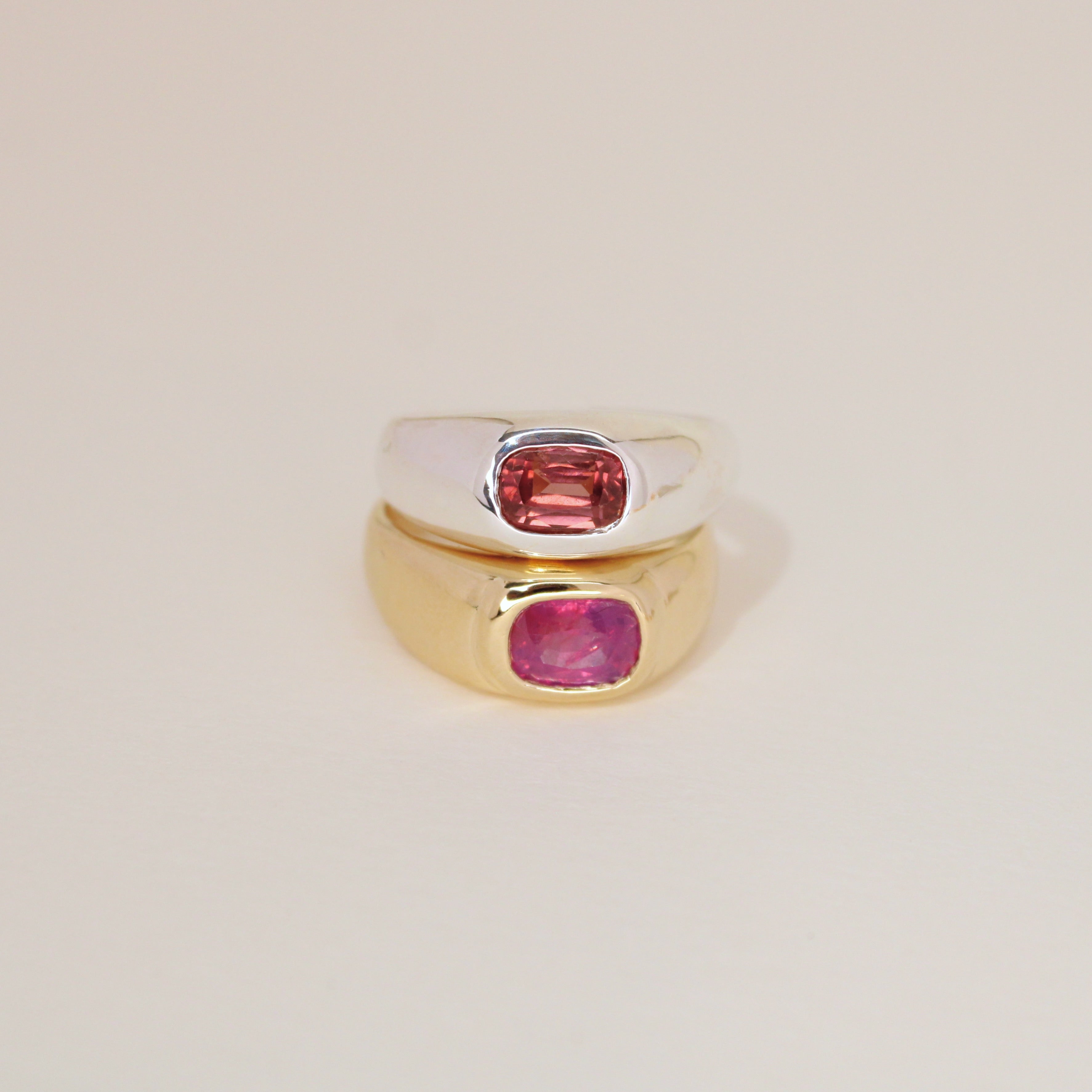 Syrah Garnet Dome Ring