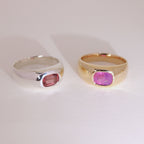 Syrah Garnet Dome Ring