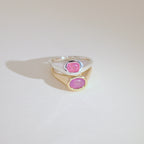 Helia Opalescent Sapphire Ring