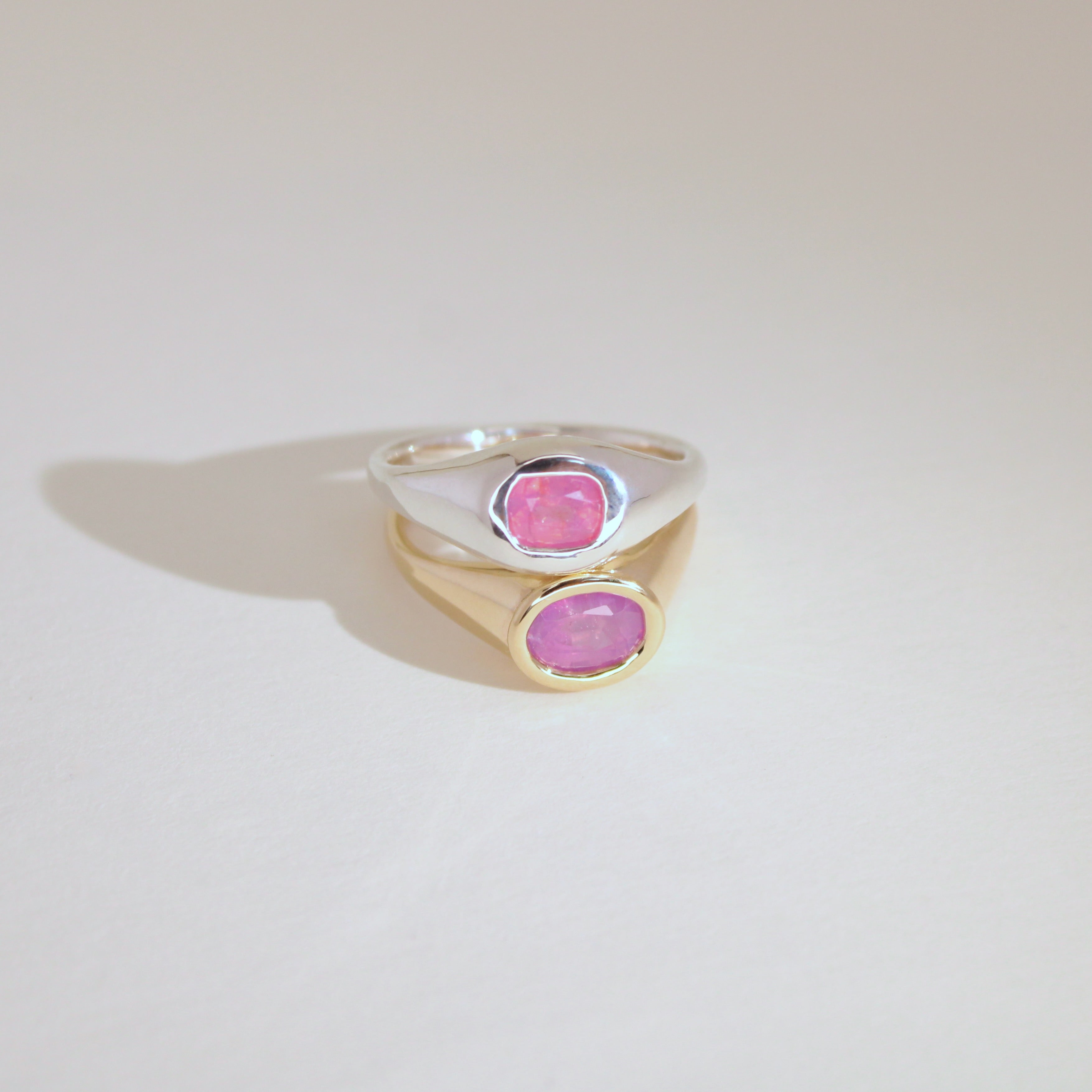 Helia Opalescent Sapphire Ring