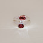 Plum Tourmaline Ring
