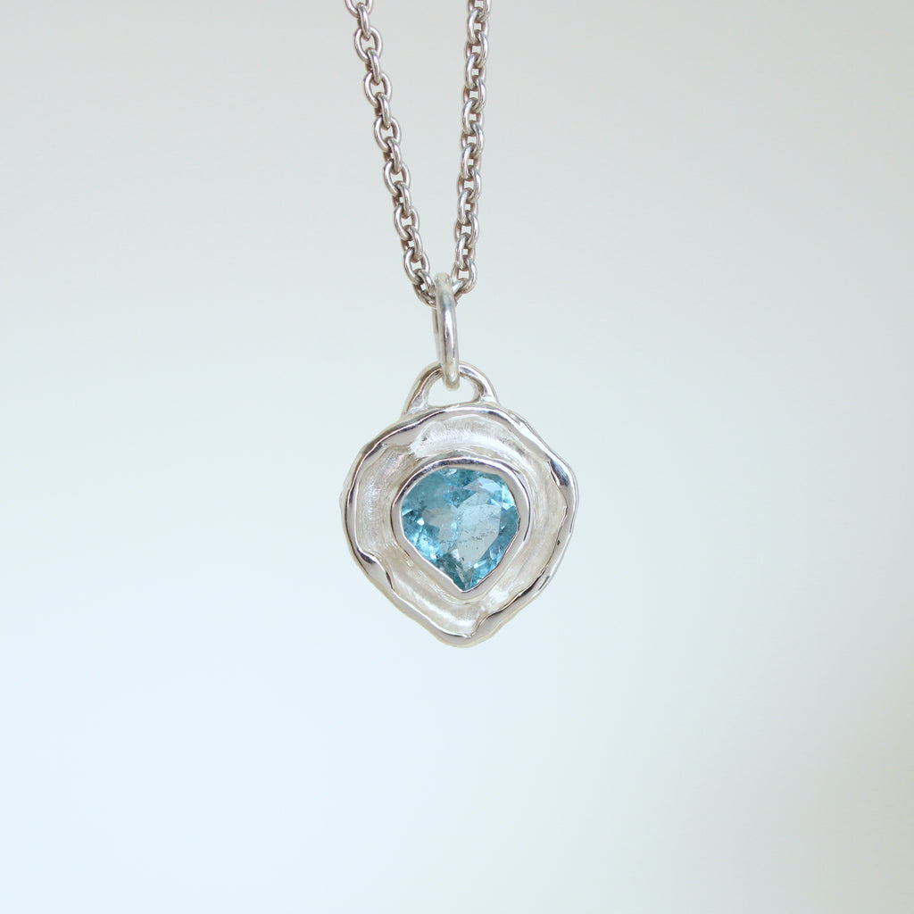 Kindra Pendant Moss Aquamarine