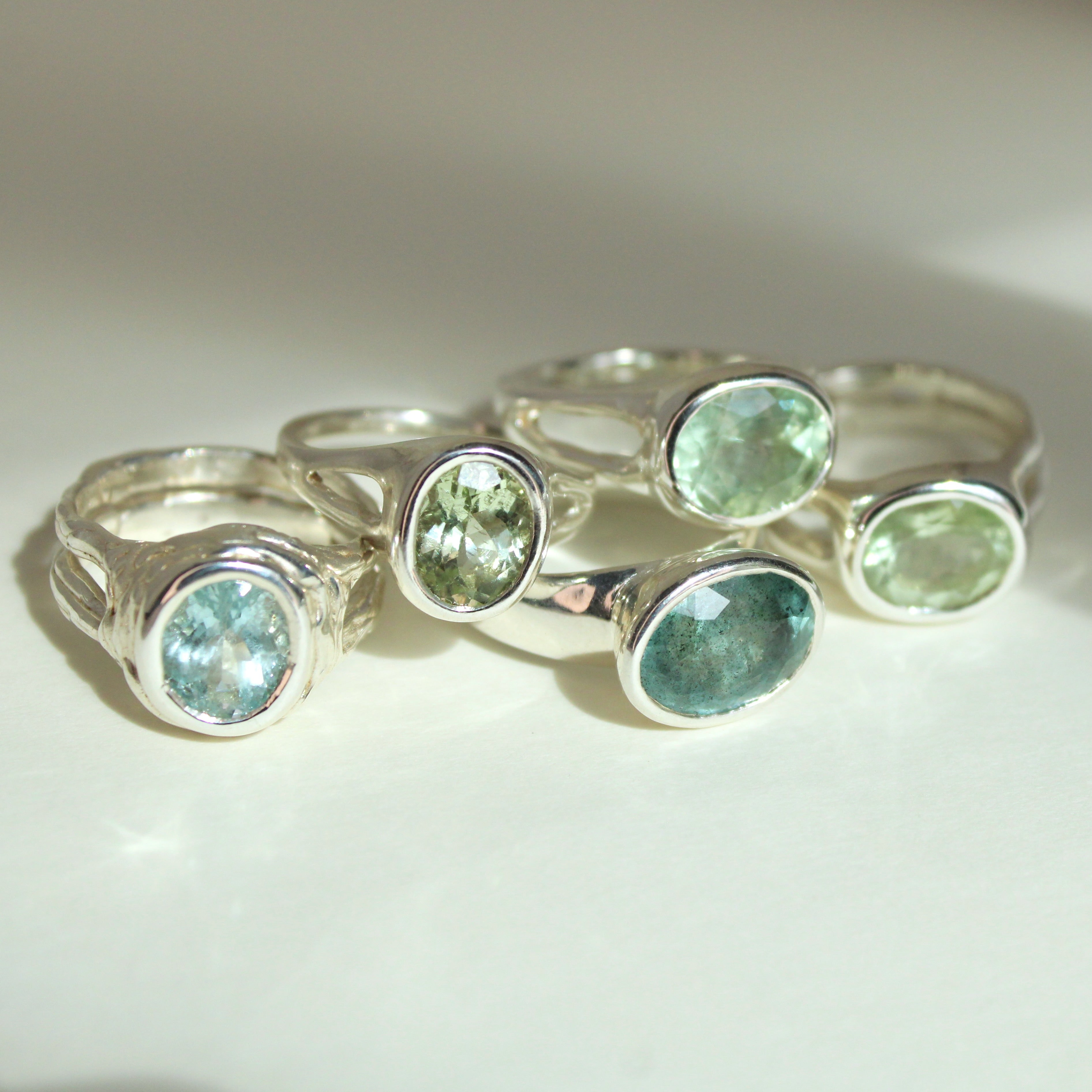 Aquamarine Nest Ring