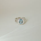 Aquamarine Nest Ring