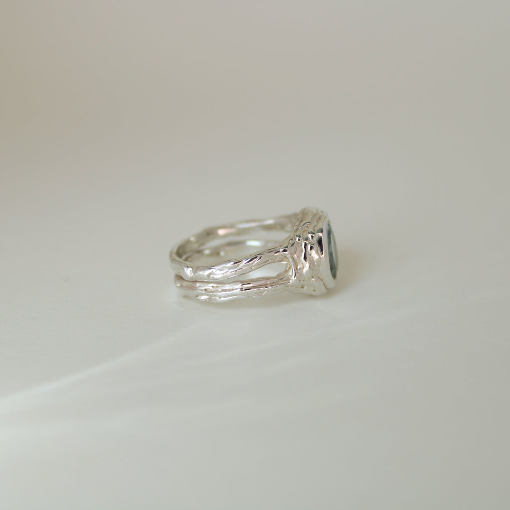 Aquamarine Nest Ring