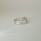 Aquamarine Nest Ring