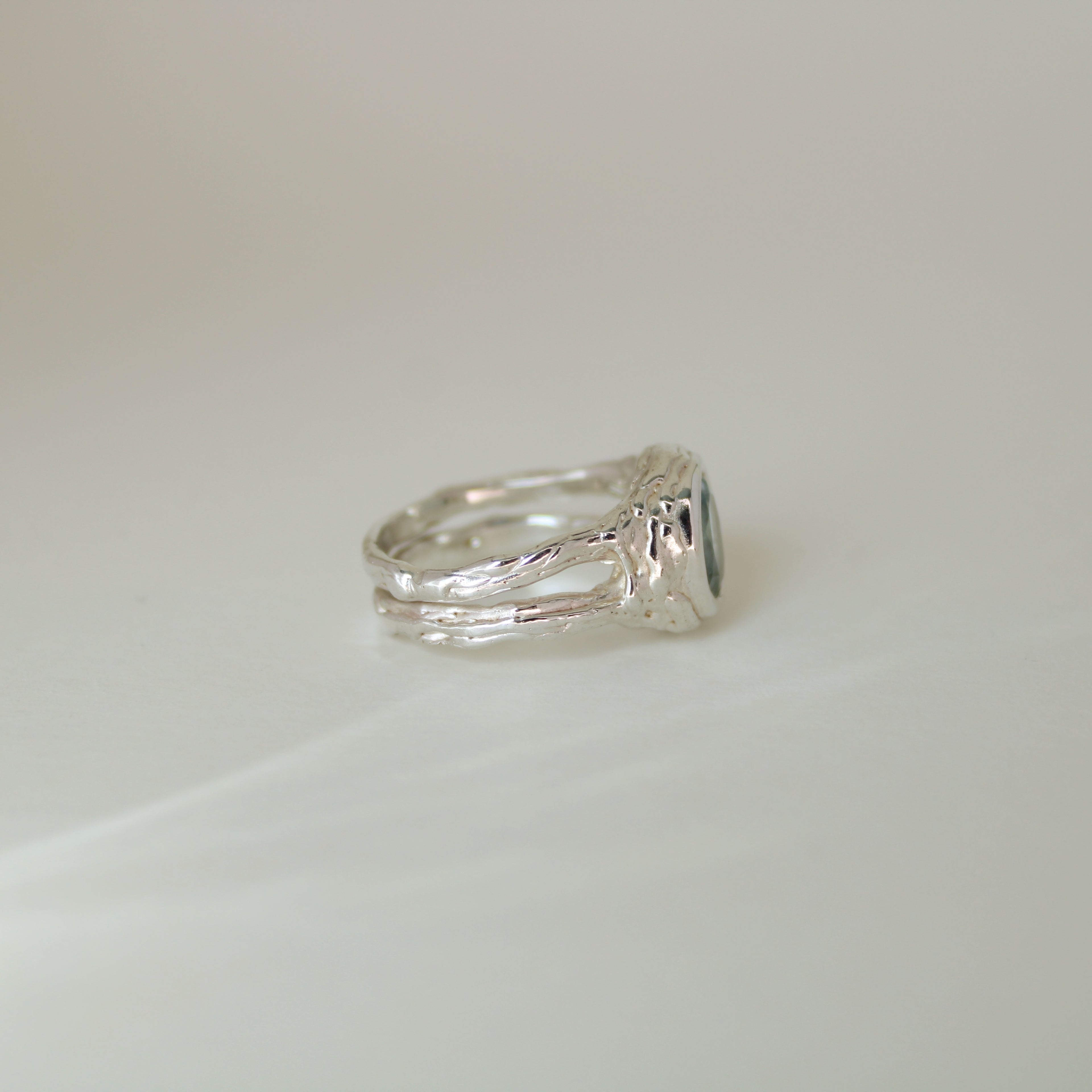 Aquamarine Nest Ring