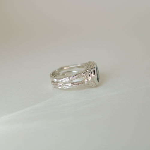 Aquamarine Nest Ring