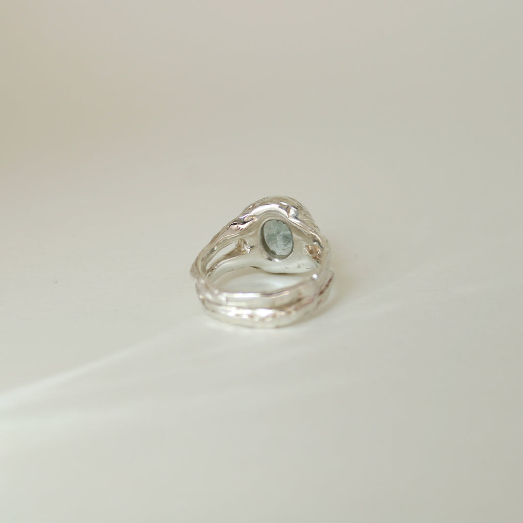 Aquamarine Nest Ring