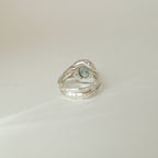 Aquamarine Nest Ring