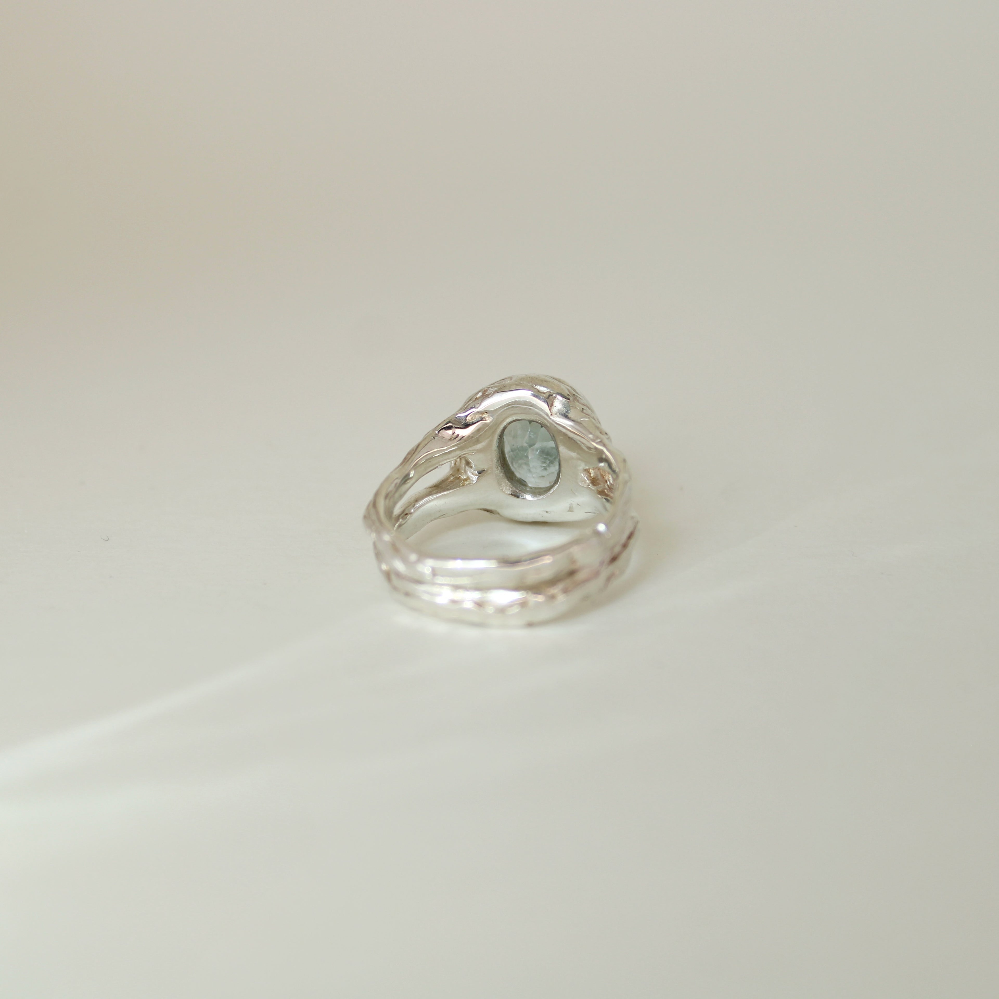Aquamarine Nest Ring