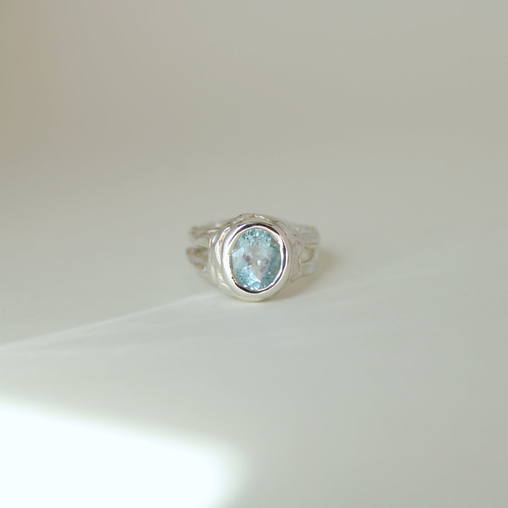 Aquamarine Nest Ring