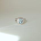 Aquamarine Nest Ring
