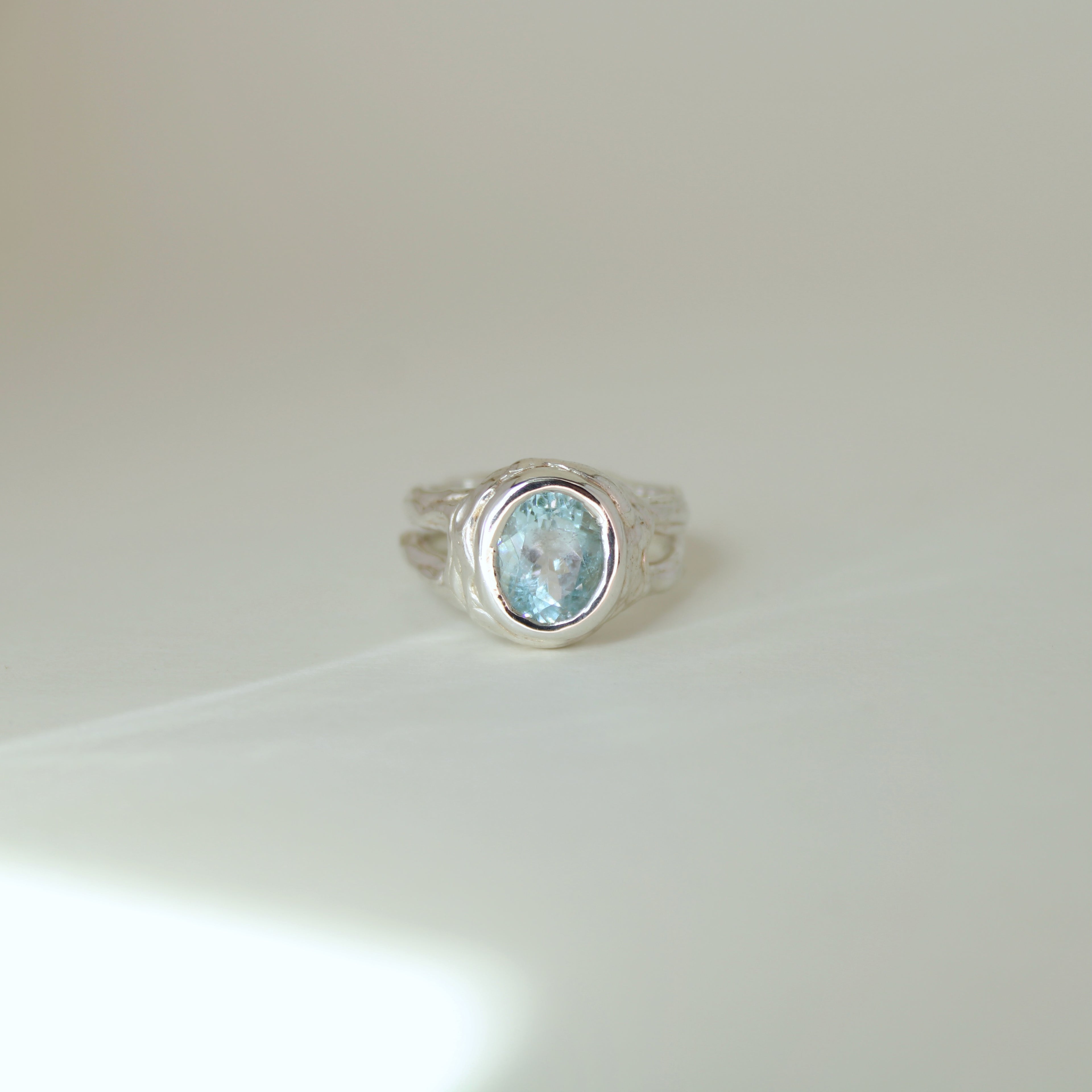 Aquamarine Nest Ring