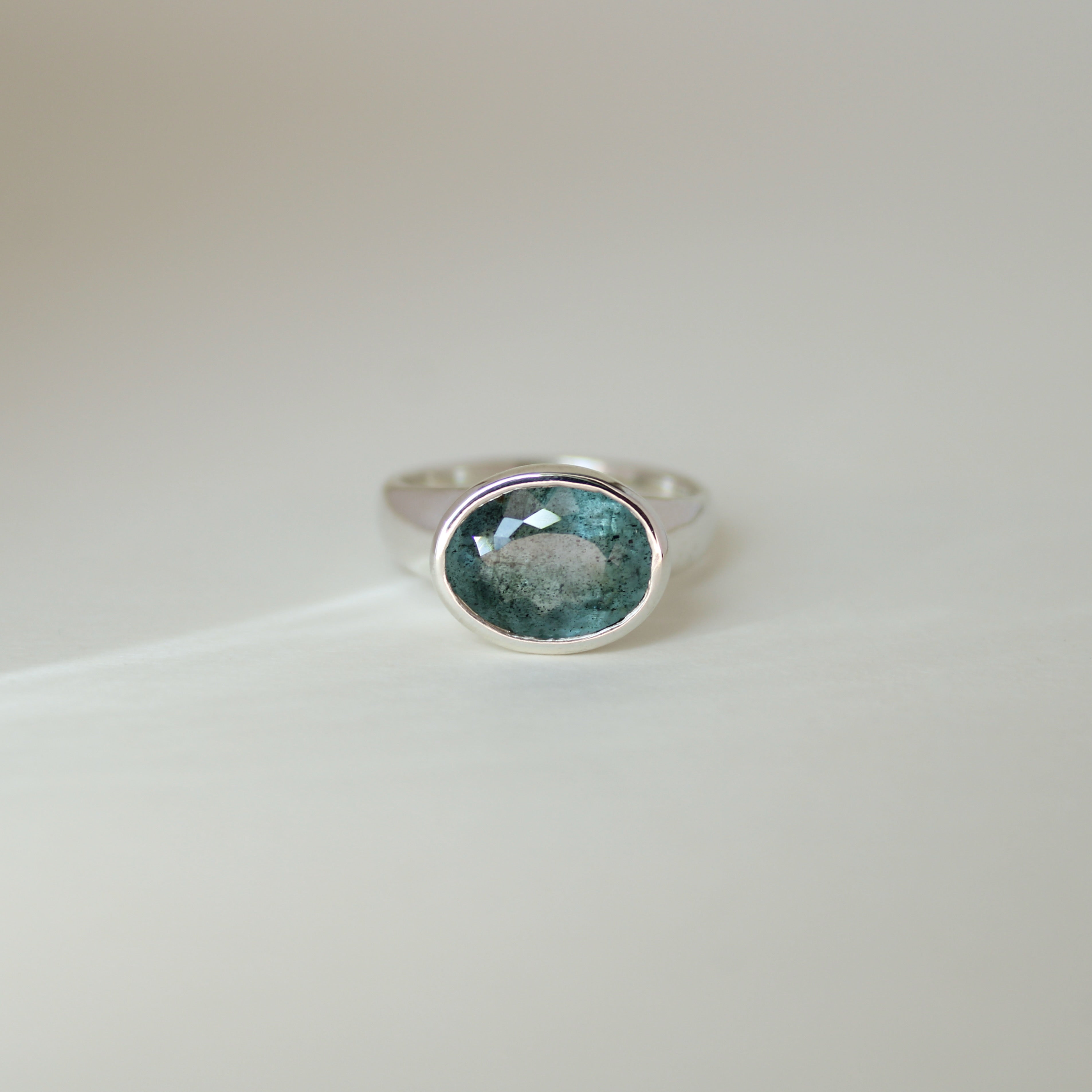 Moss Aquamarine Ring