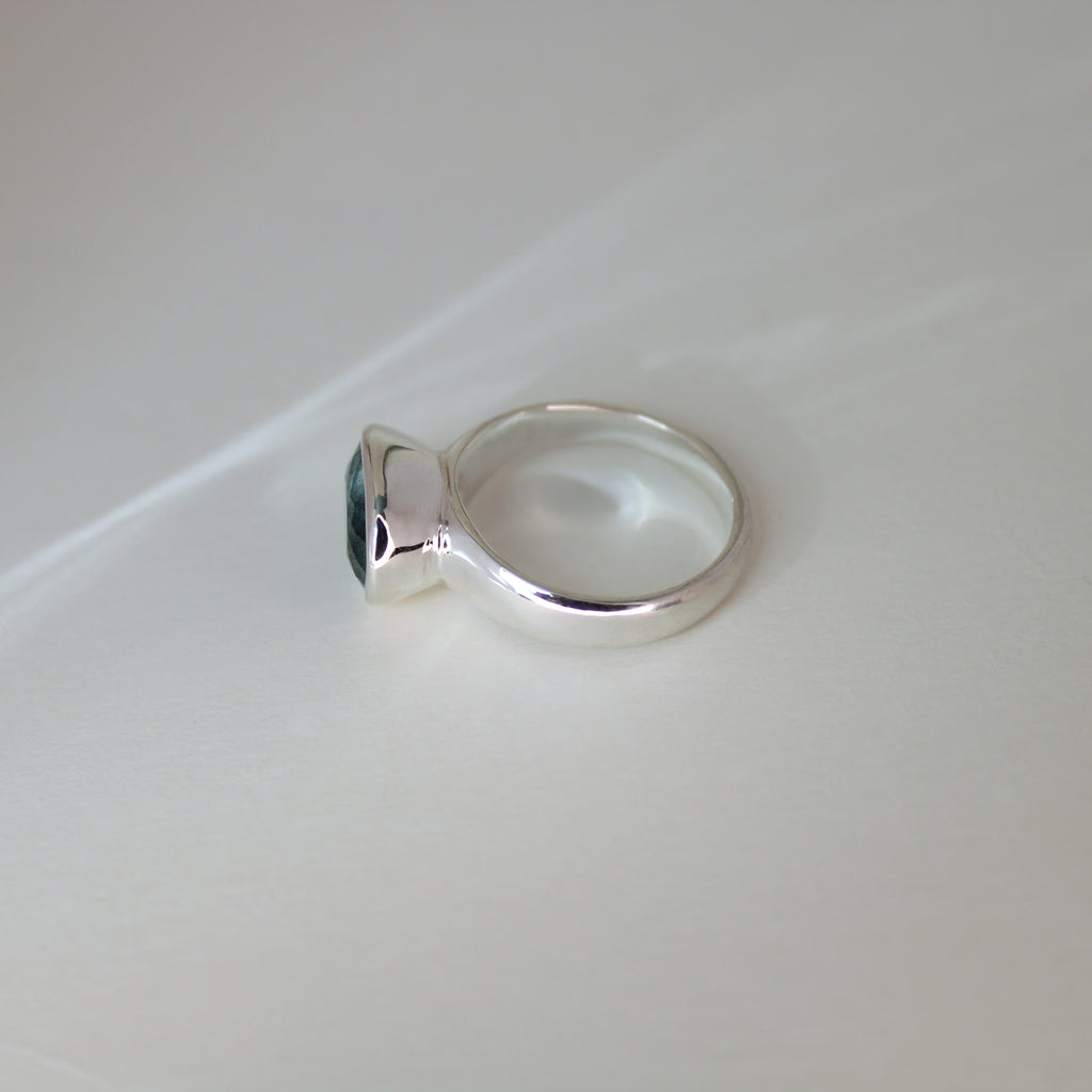 Moss Aquamarine Ring