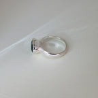 Moss Aquamarine Ring