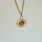 Spinel Tart 14k Pendant